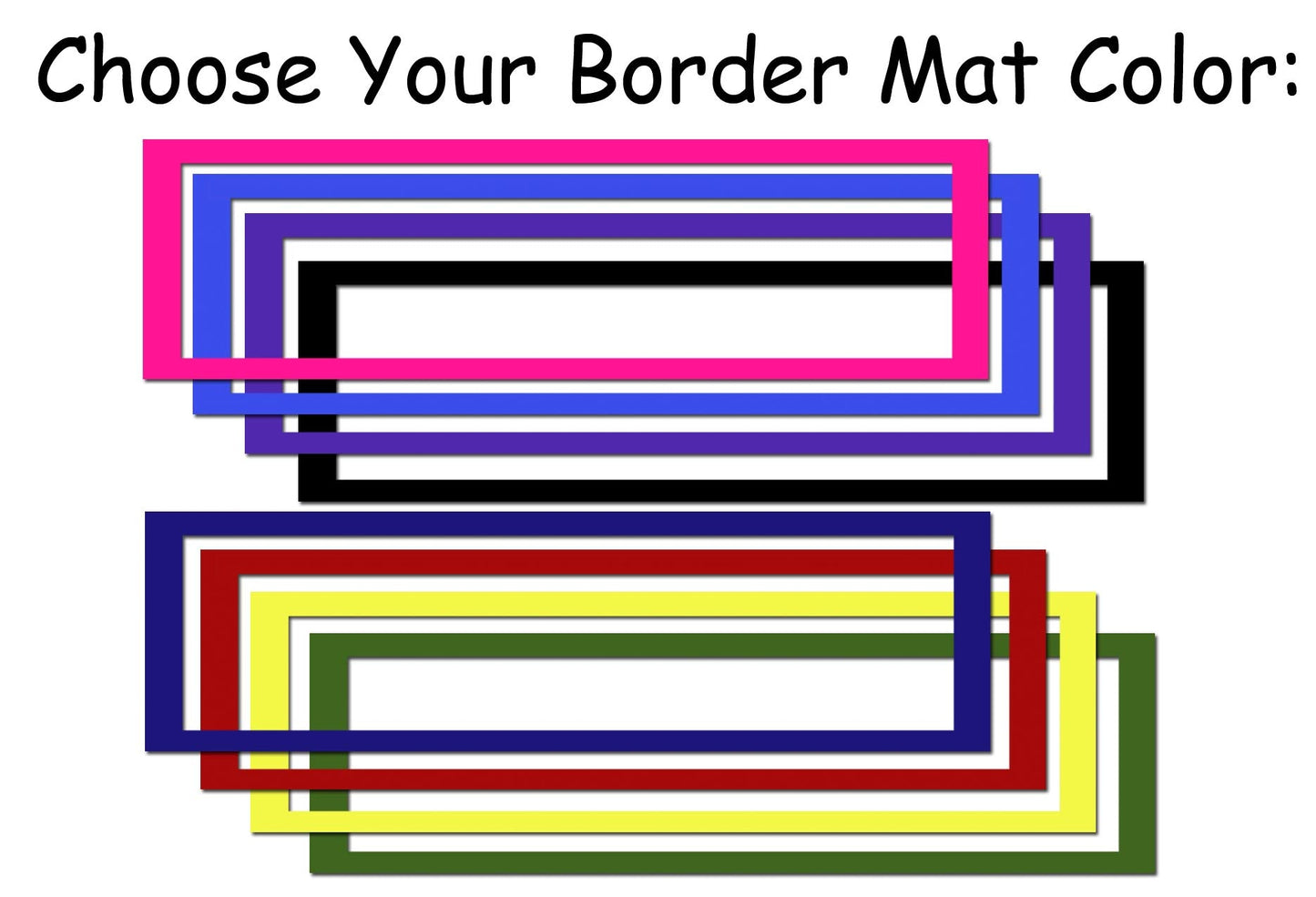 Border Mat Colors