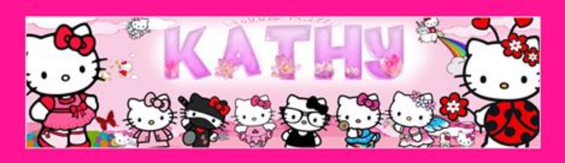 Hello Kitty Name Banner