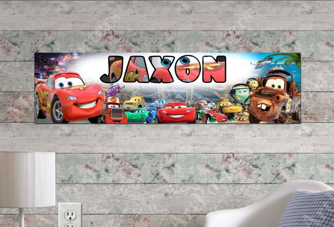 disney car - personalized poster