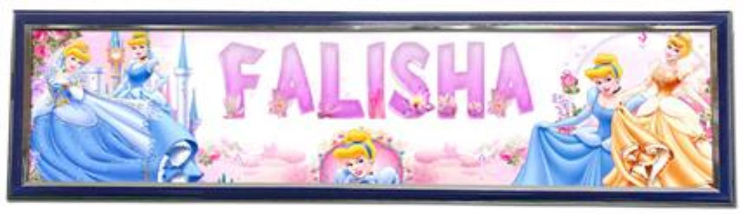 Princess Cinderella - Personalized Poster with Hard Frame