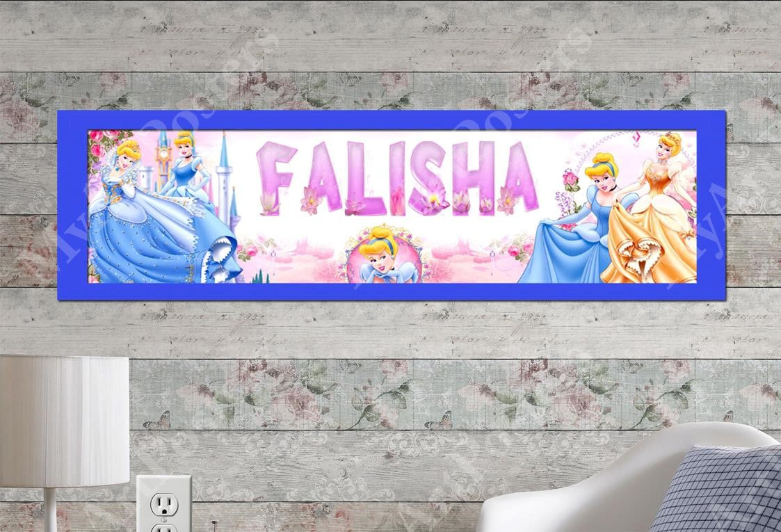 Princess Cinderella - Personalized Poster with Matboard Frame