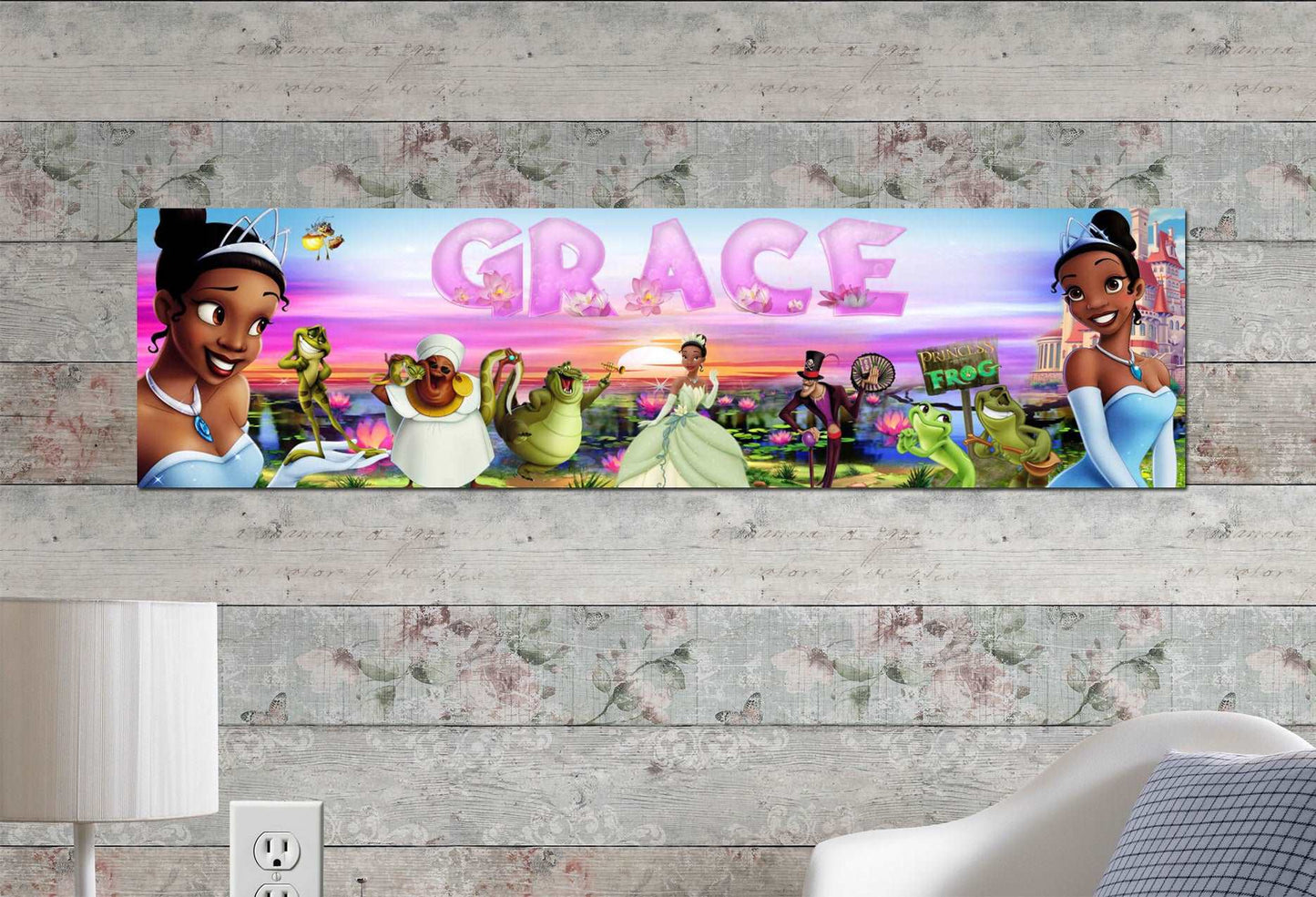 Princess and the Frog - Personalized Poster 