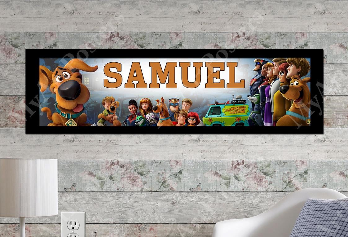 Scooby-Doo - Personalized Poster with Matboard Frame