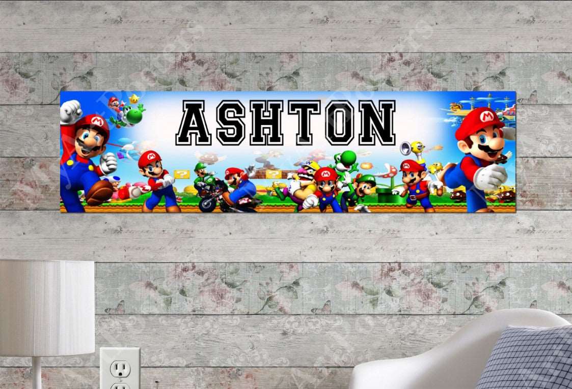 Super Mario - Personalized Poster