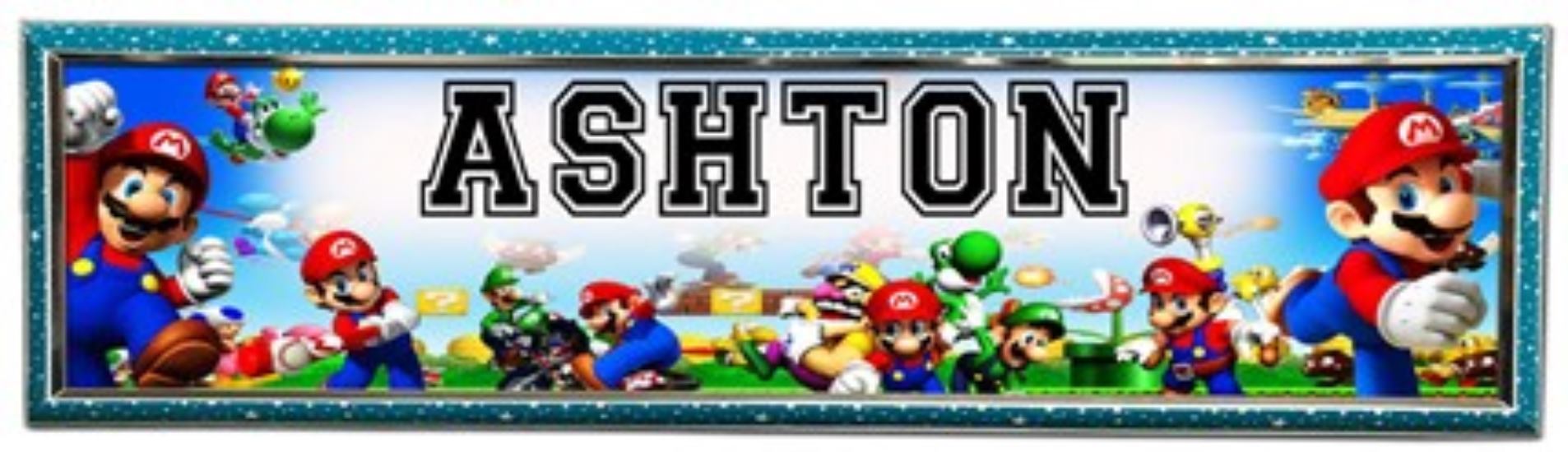 Super Mario - Personalized Poster with Hard Frame