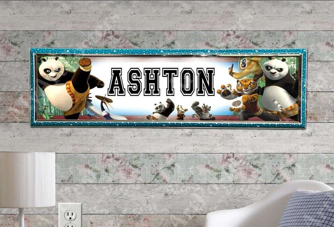 Kung Fu Panda - Personalized Poster with Hard Frame