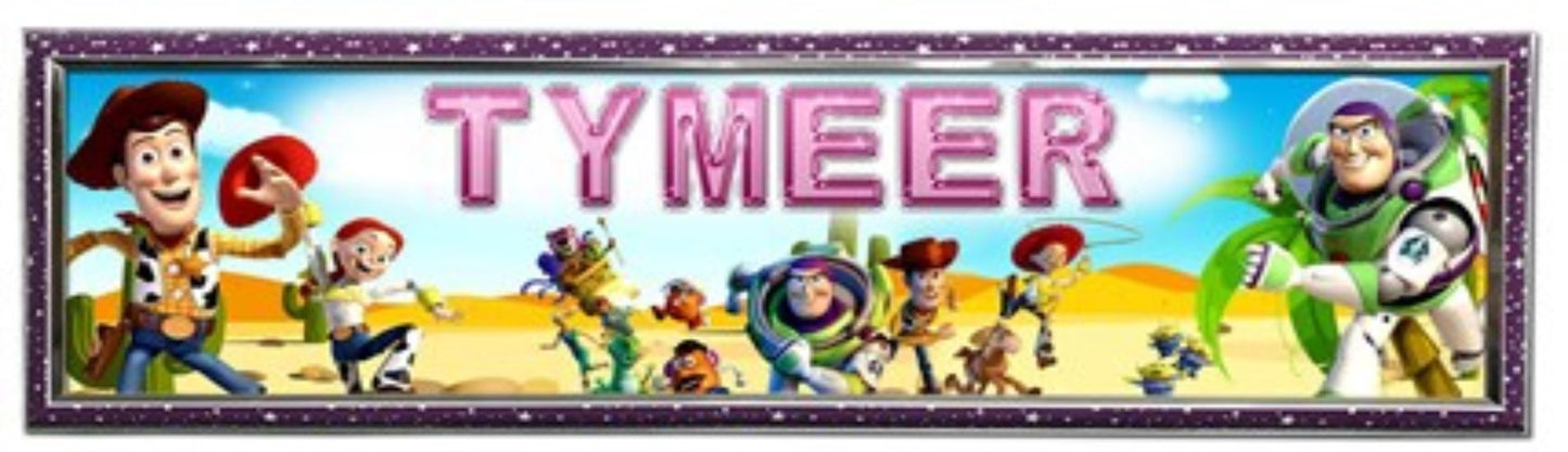 Toy Story - Personalized Poster with Hard Frame