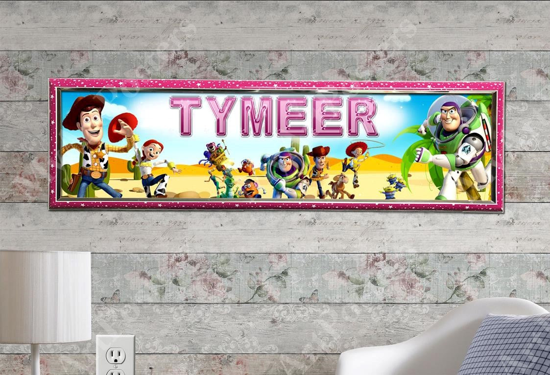 Toy Story - Personalized Poster with Hard Frame