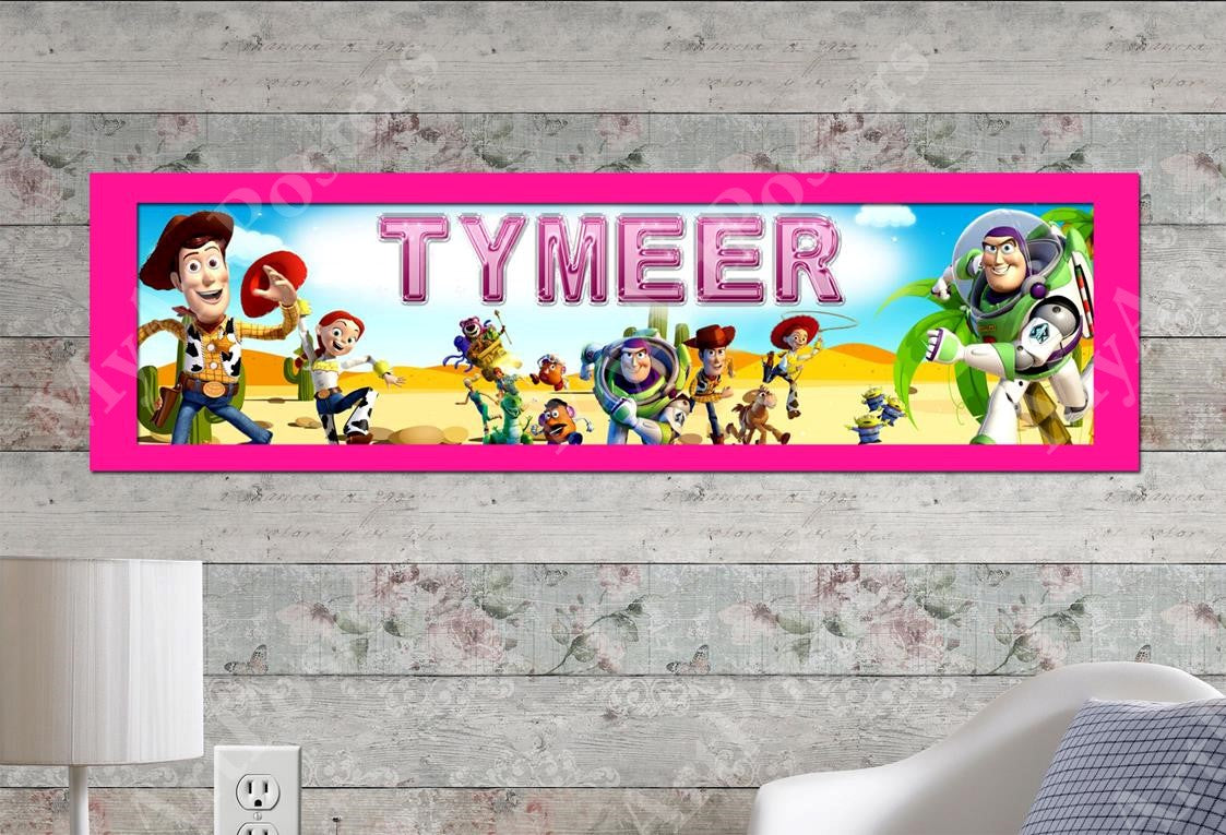 Toy Story - Personalized Poster with Matboard Frame