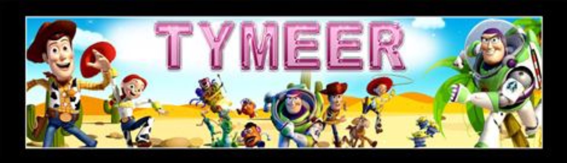 Toy Story - Personalized Poster with Matboard Frame