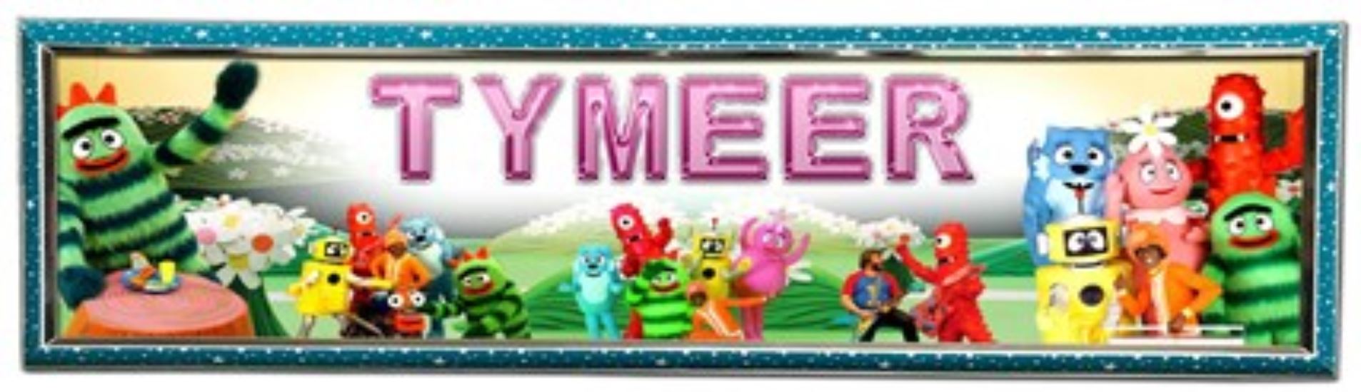 Yo Gabba Gabba - Personalized Poster with Hard Frame