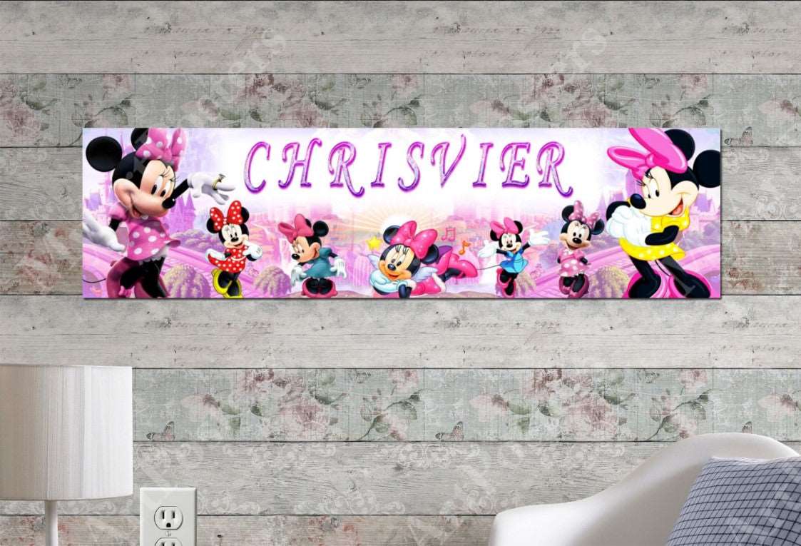 Minnie Mouse - Personalized Poster