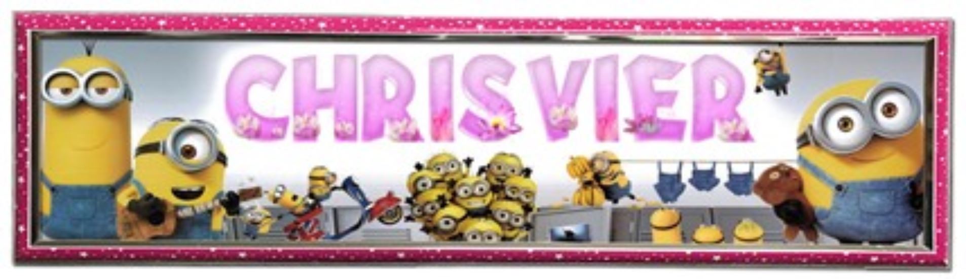 Minions - Personalized Poster with Hard Frame