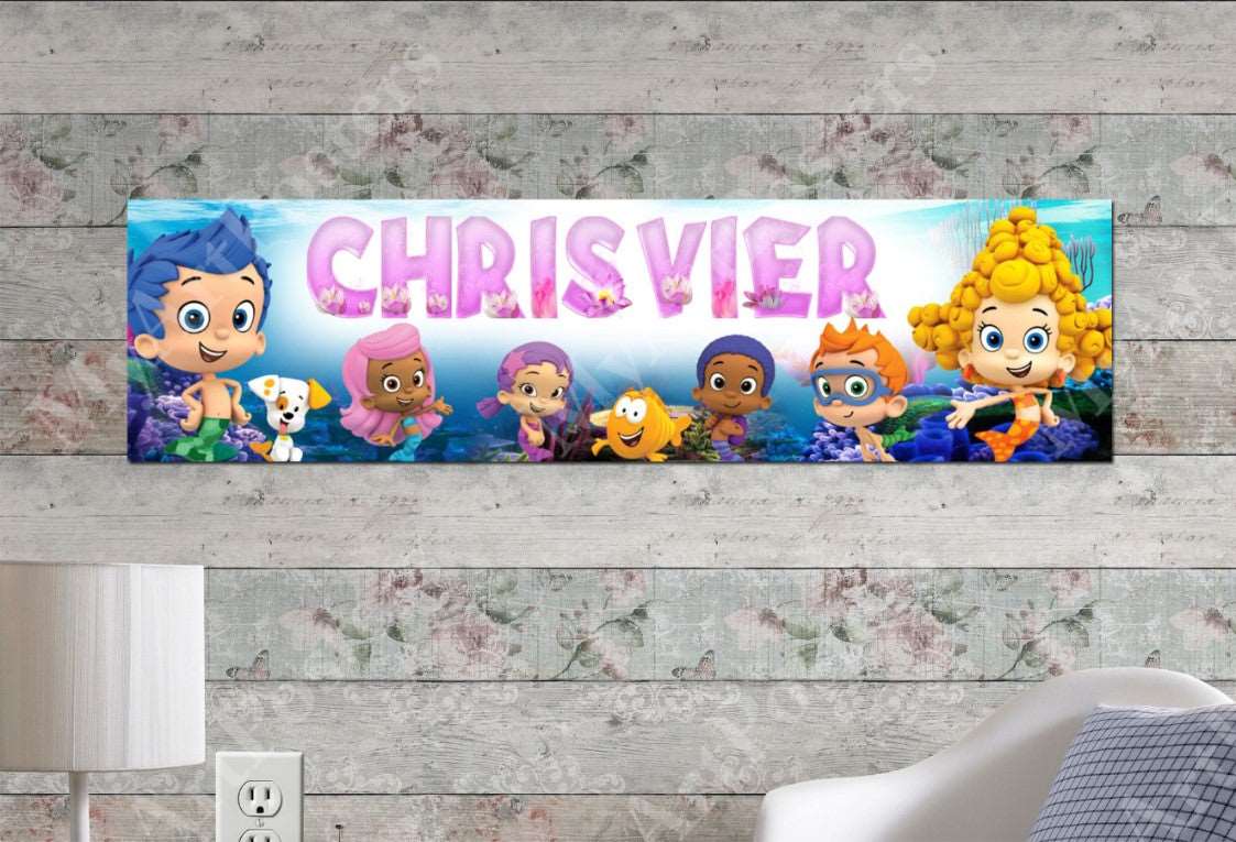 Bubble Guppies - Personalized Poster