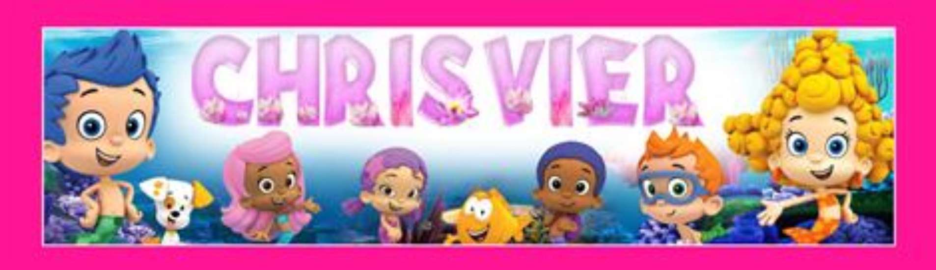 Bubble Guppies - Personalized Poster with Matboard Frame