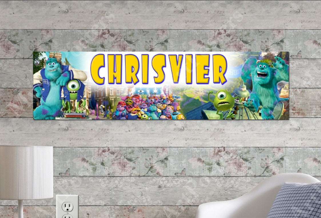 Monster University Inc - Personalized Poster