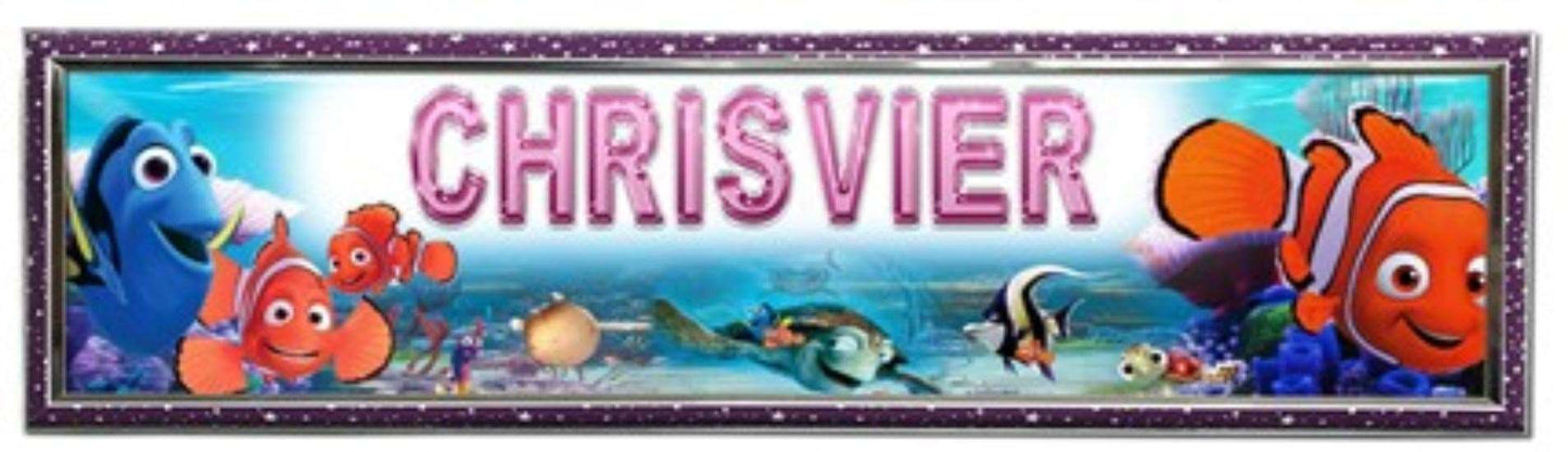 Finding Nemo - Personalized Poster with Hard Frame