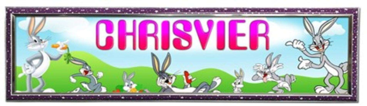 Bugs Bunny - Personalized Poster with Hard Frame