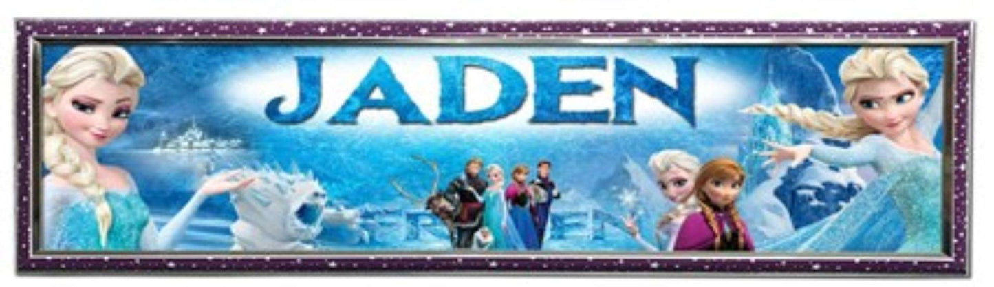 Frozen - Personalized Poster with Hard Frame