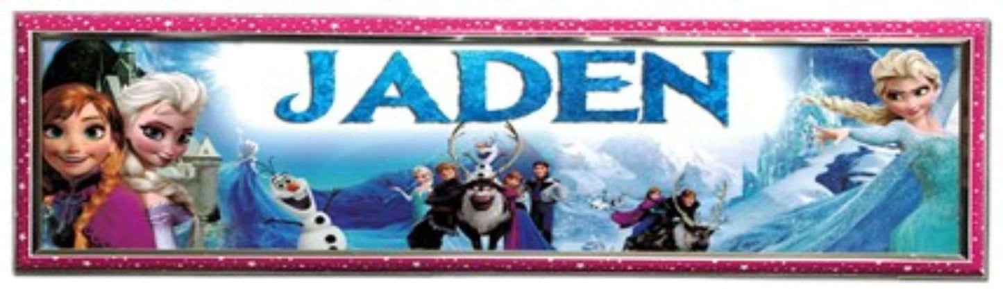 Frozen - Personalized Poster with Hard Frame