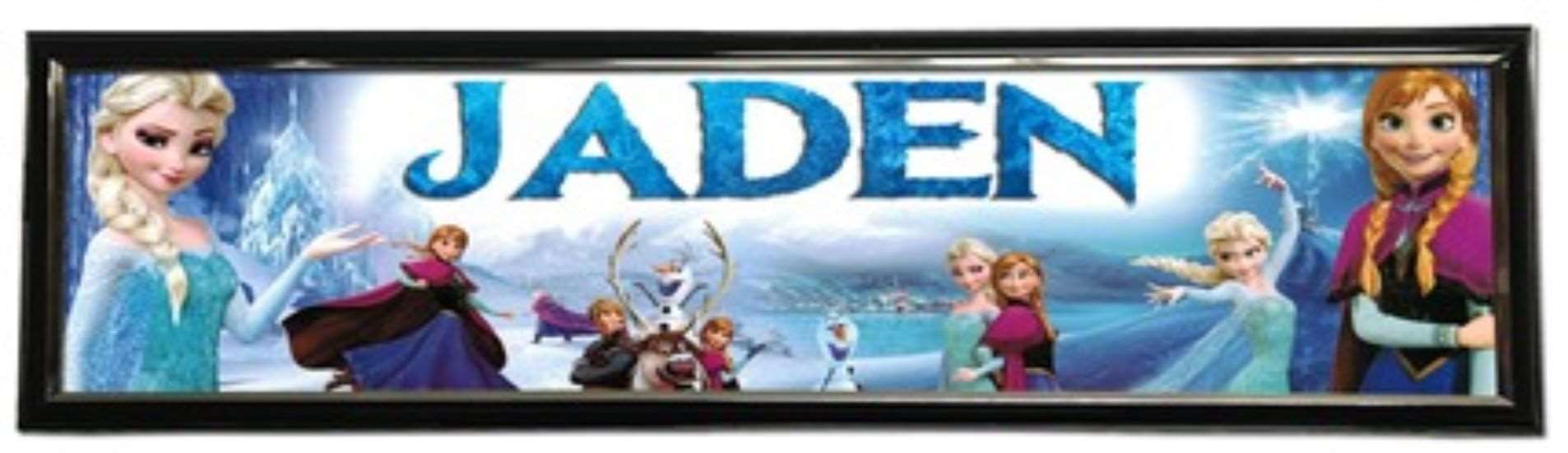 Frozen - Personalized Poster with Hard Frame