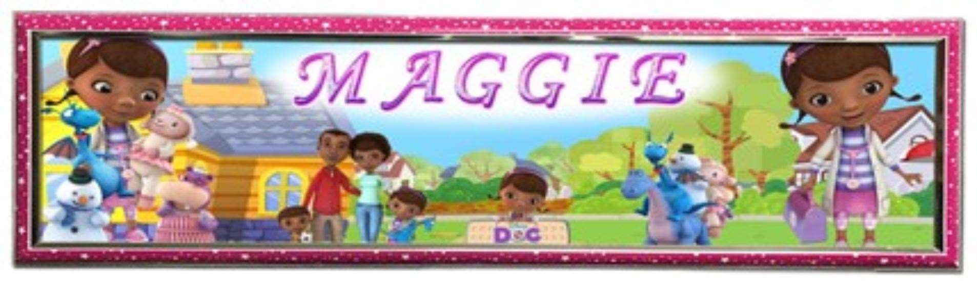 Doc McStuffins - Personalized Poster with Hard Frame