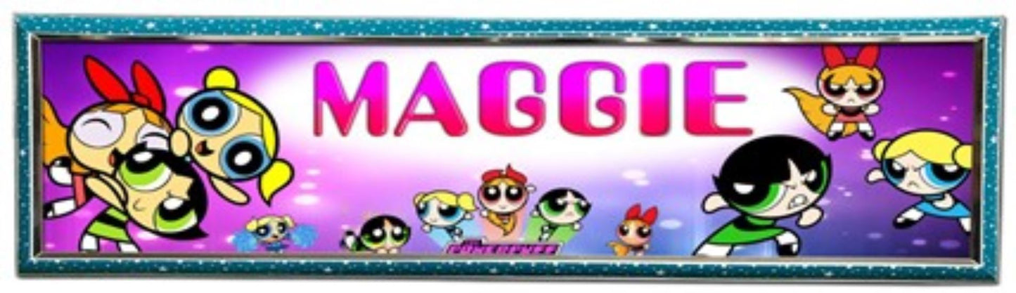 Powerpuff Girls - Personalized Poster with Hard Frame