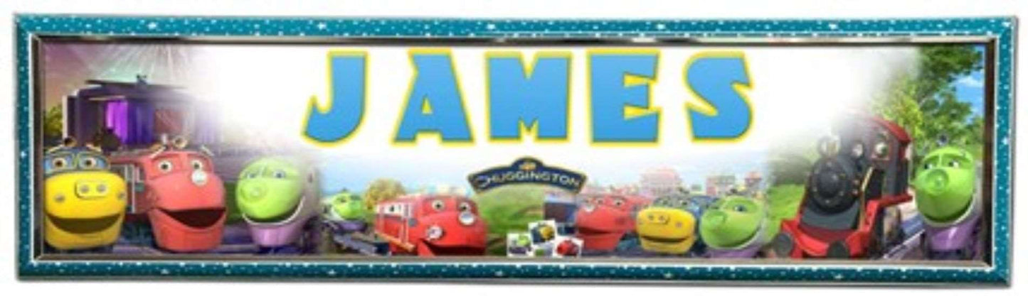 Chuggington - Personalized Poster with Hard Frame