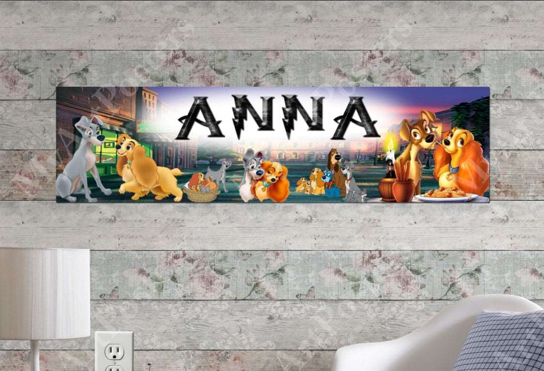 Lady and the Tramp - Personalized Poster