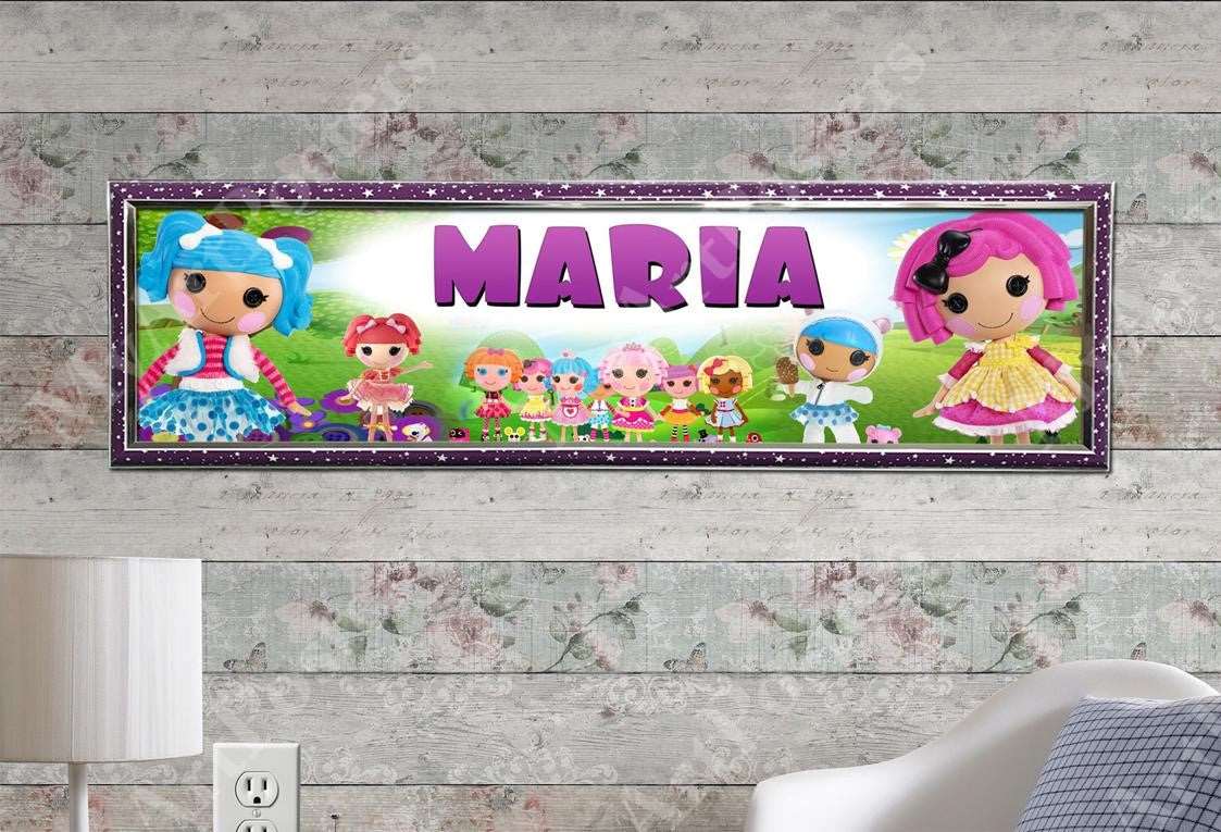 Lalaloopsy - Personalized Poster with Hard Frame