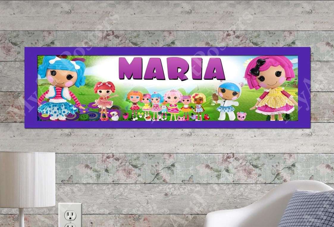 Lalaloopsy - Personalized Poster with Matboard Frame