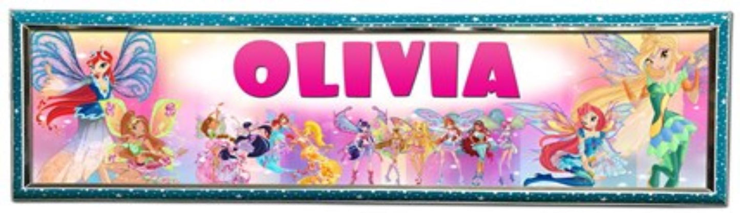 Winx Club - Personalized Poster with Hard Frame