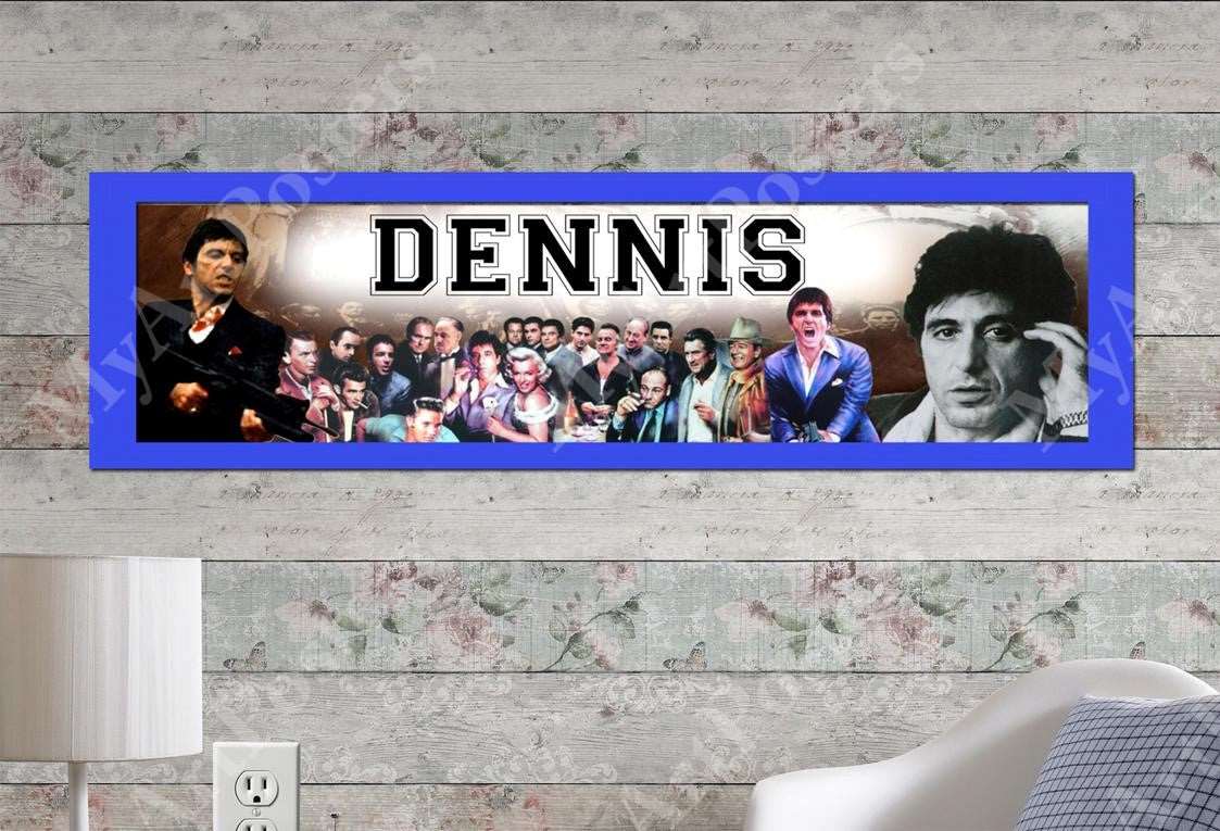 Al Pacino - Personalized Poster with Matboard Frame