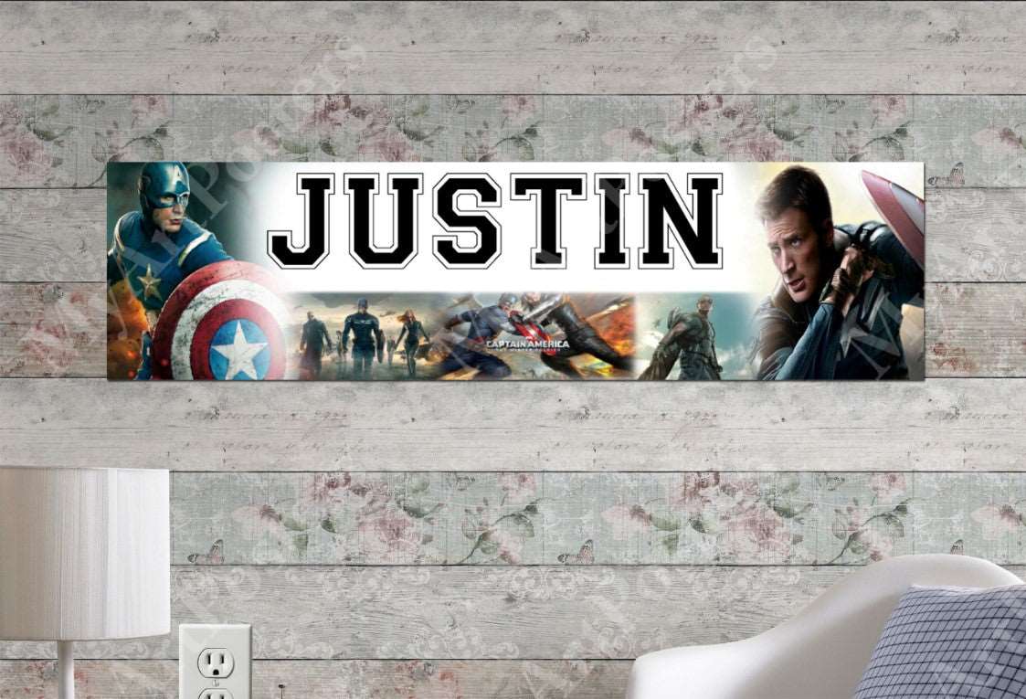 Captain America - Personalized Poster