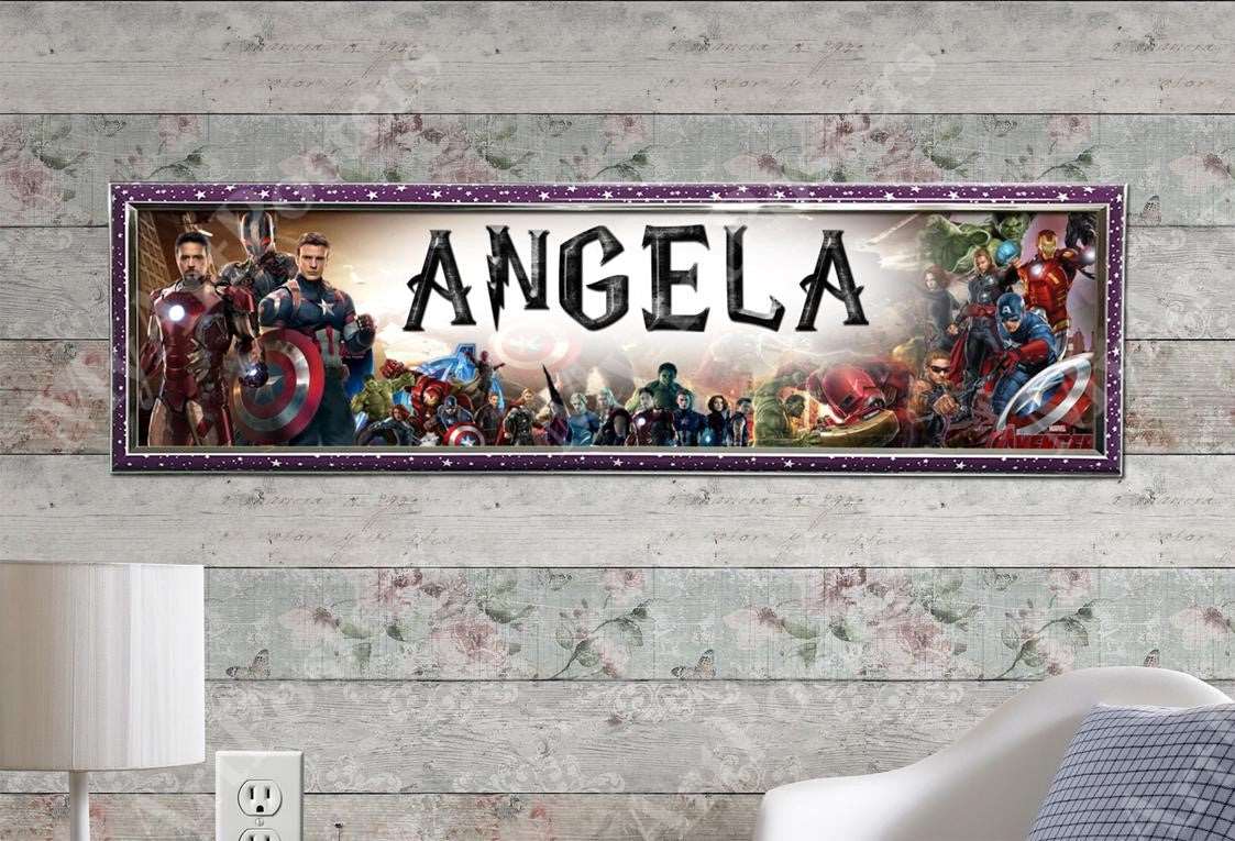 Avengers Age of Ultron - Personalized Poster with Hard Frame