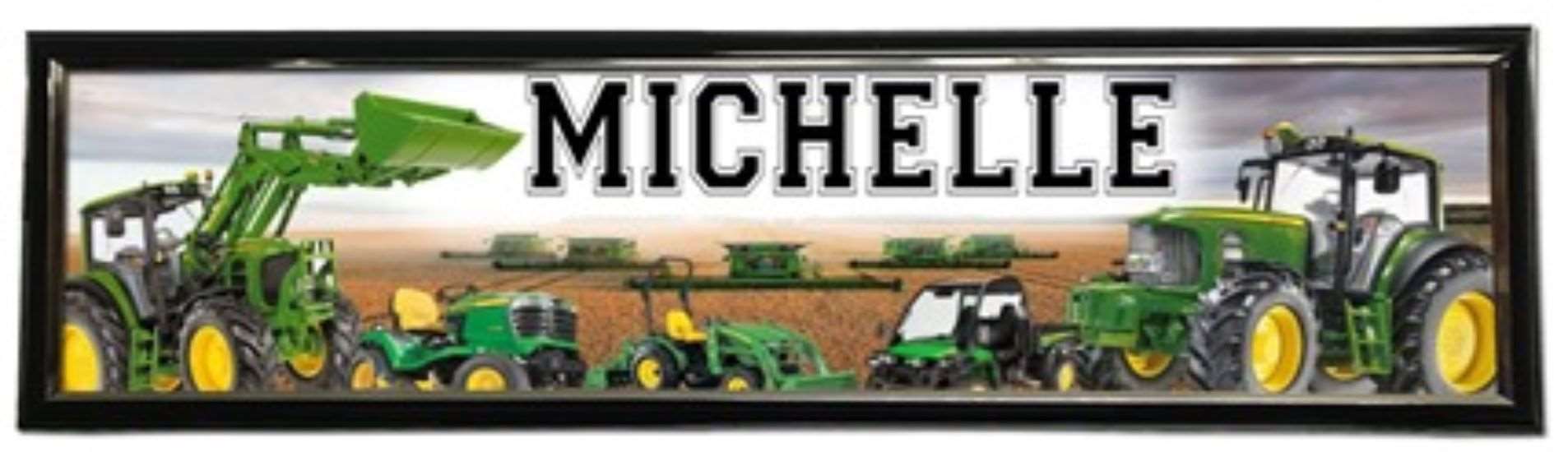 John Deere - Personalized Poster with Hard Frame