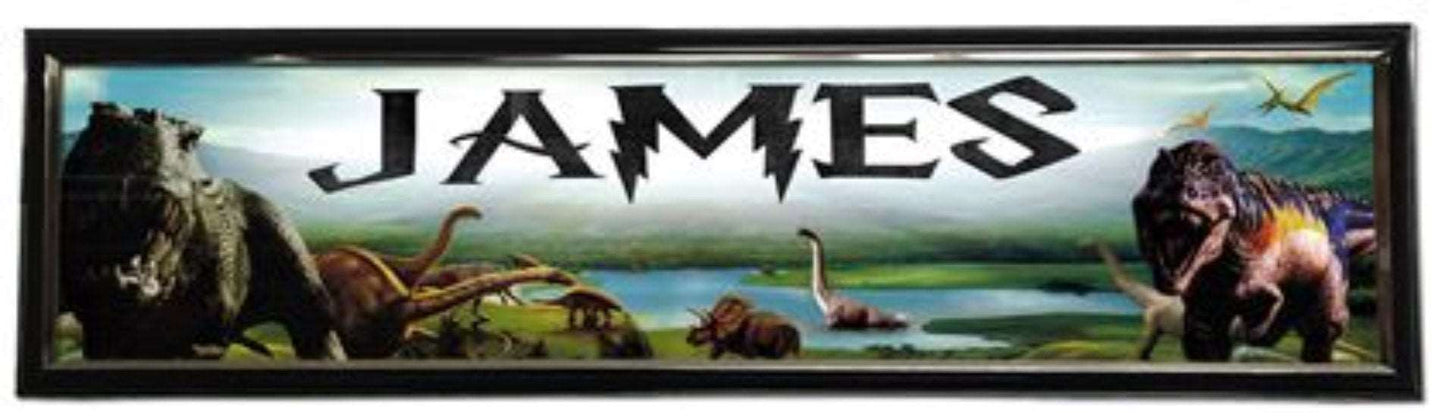 Dinosaurs - Personalized Poster with Hard Frame