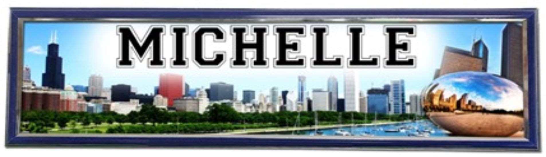 Chicago City - Personalized Poster with Hard Frame