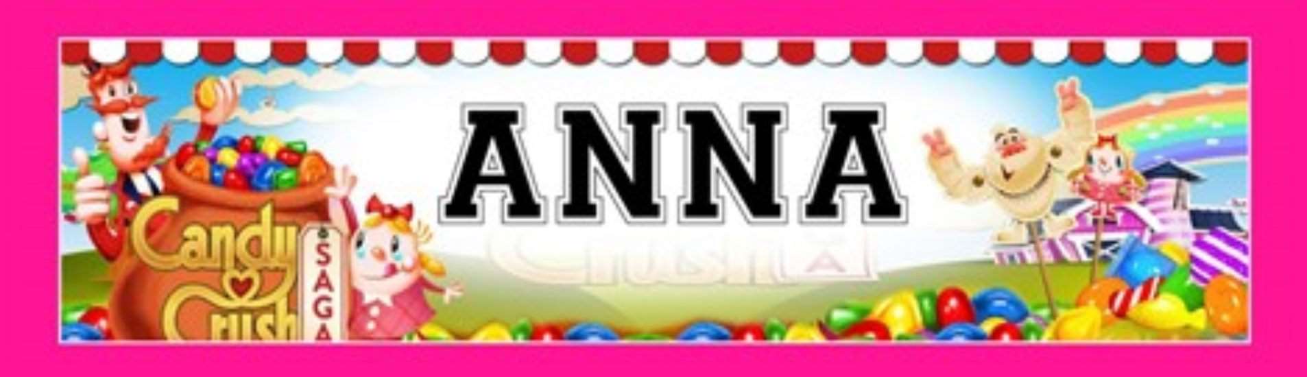 Candy Crush - Personalized Poster with Matboard Frame,