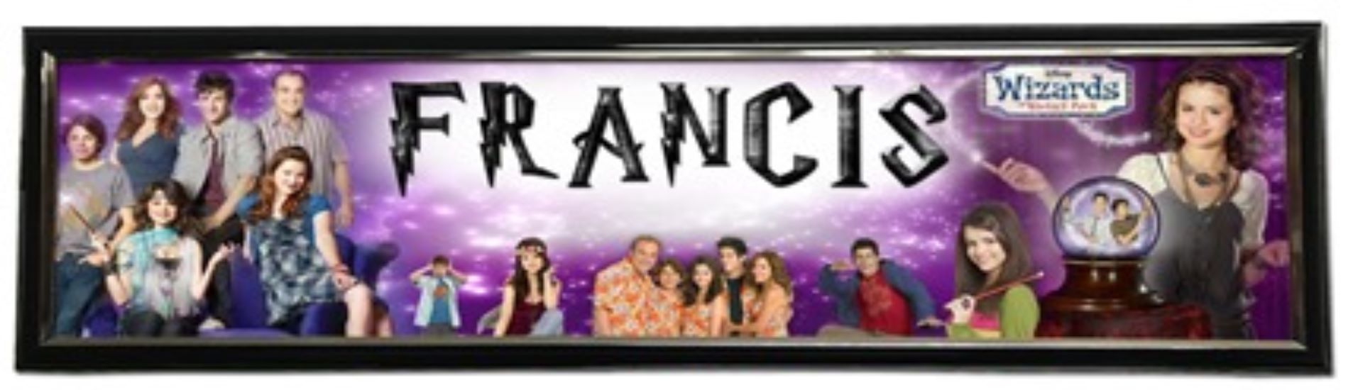 Wizards of Waverly Place - Personalized Poster with Hard Frame