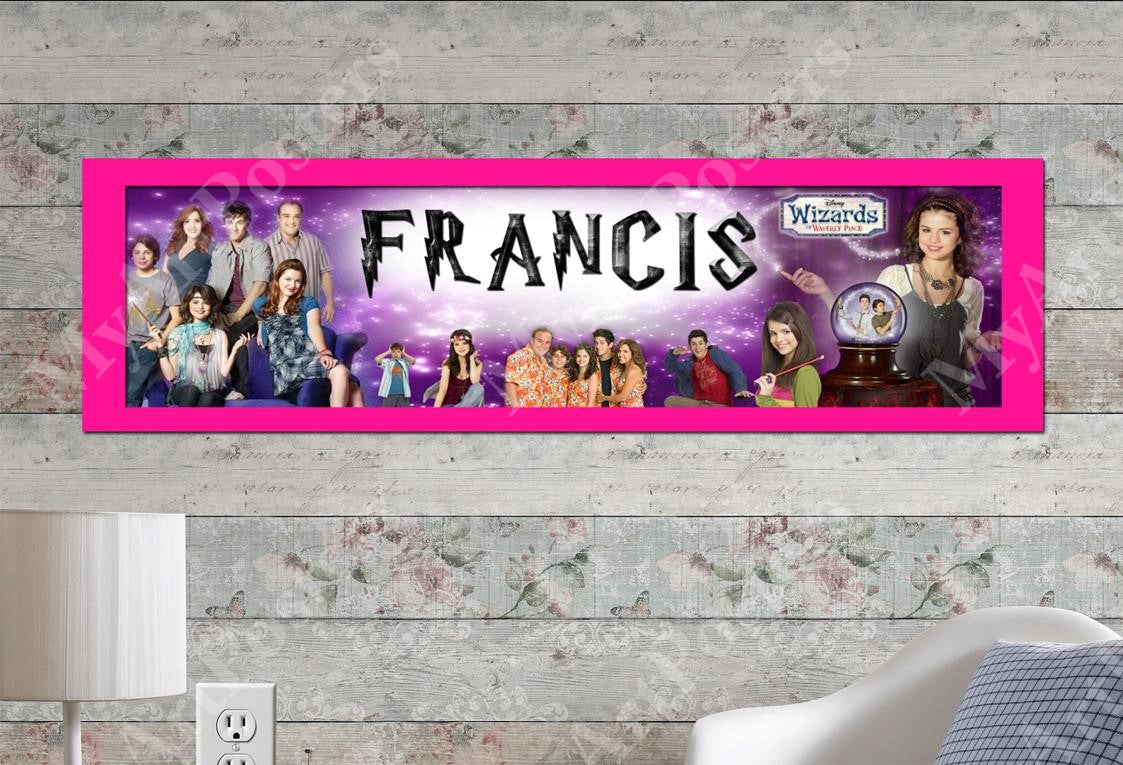 Wizards of Waverly Place - Personalized Poster with Matboard Frame