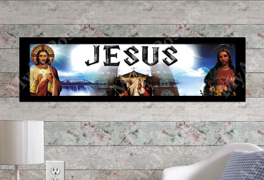 Jesus - Personalized Poster with Matboard Frame