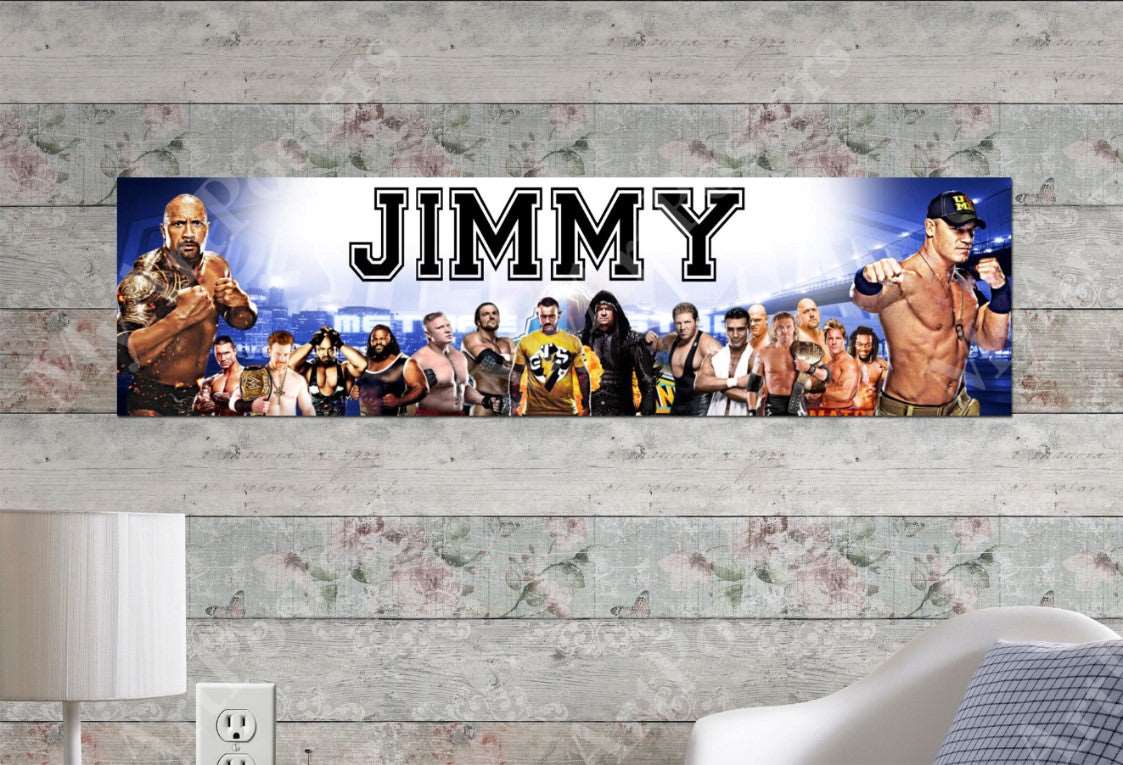 WWE - Personalized Poster