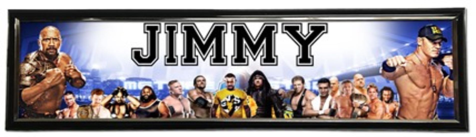 WWE - Personalized Poster with Hard Frame