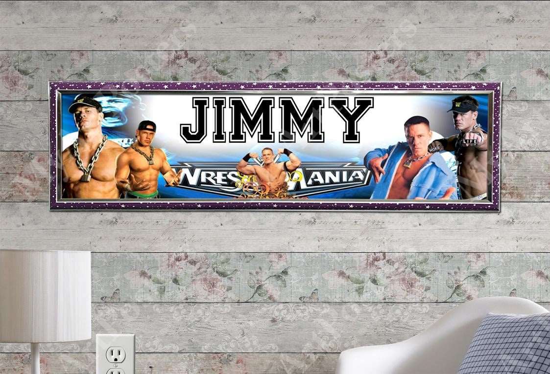 John Cena - Personalized Poster with Hard Frame