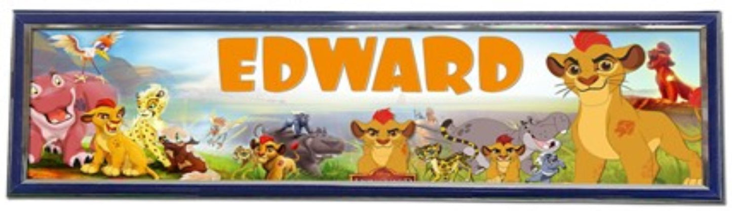 The Lion Guard - Personalized Poster with Hard Frame