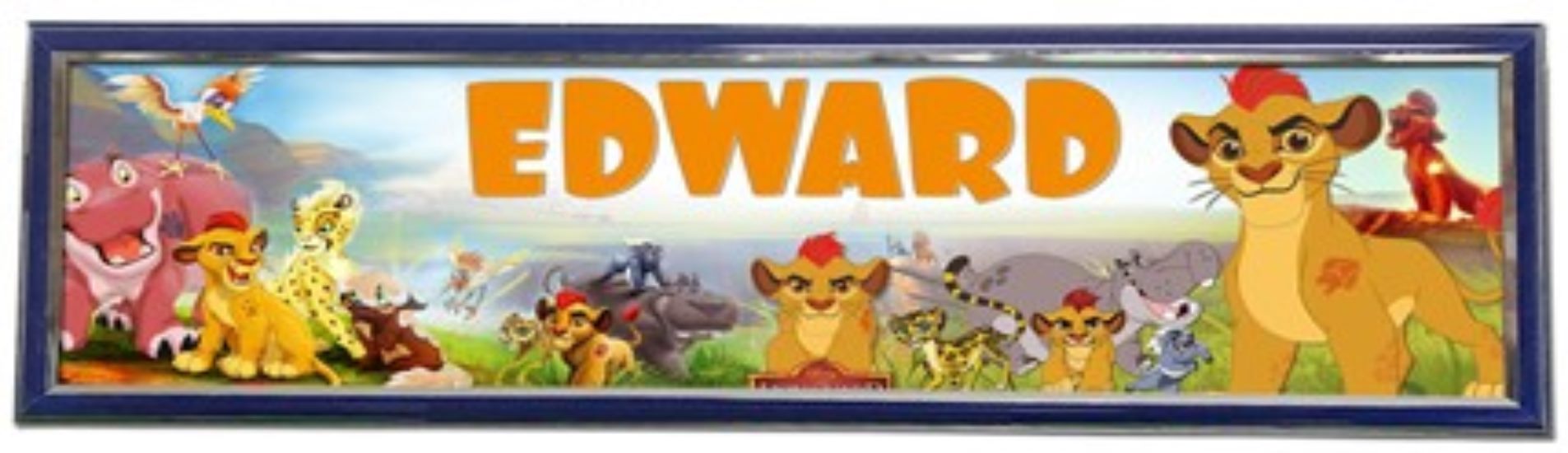 The Lion Guard - Personalized Poster with Hard Frame