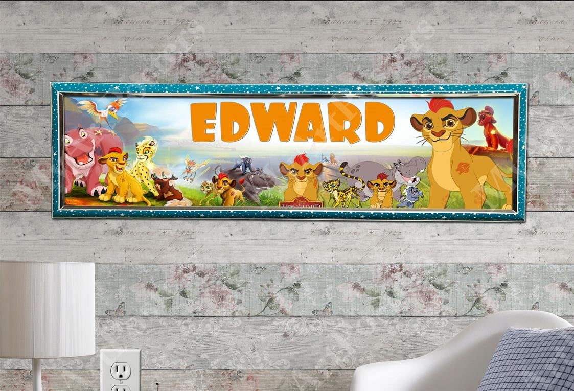 The Lion Guard - Personalized Poster with Hard Frame