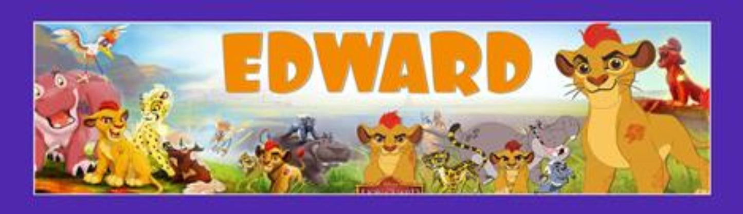 The Lion Guard - Personalized Poster with Matboard Frame