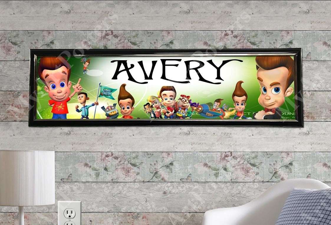 Jimmy Neutron - Personalized Poster with Hard Frame